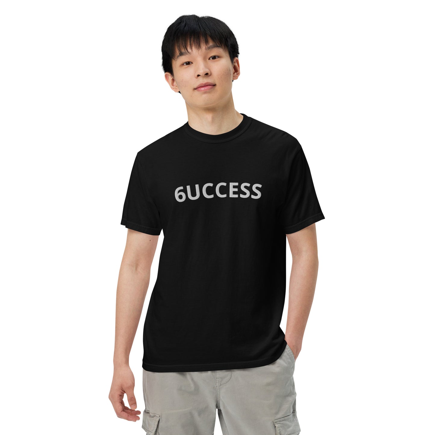 6UCCESS T-Shirt w/ White Embroidered (center)