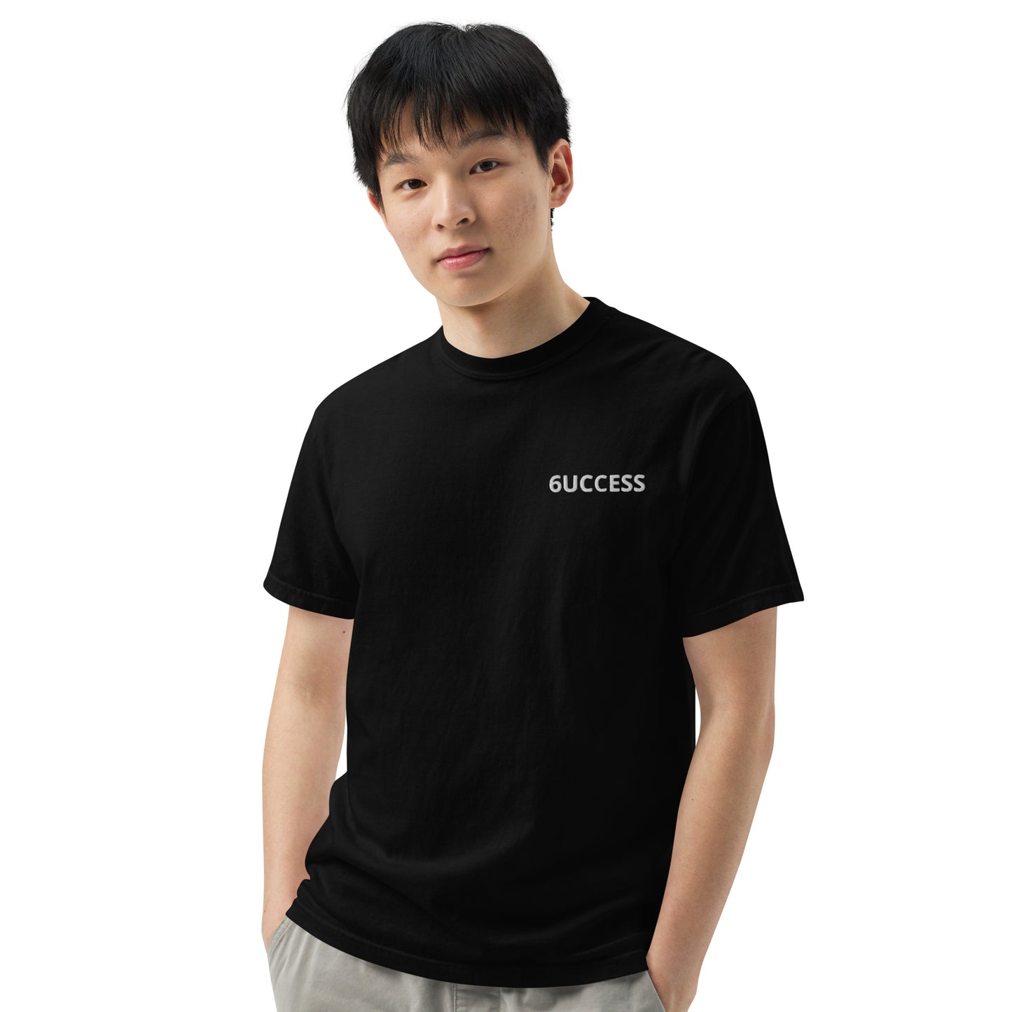 6UCCESS T-Shirt w/ White Embroidered (left)