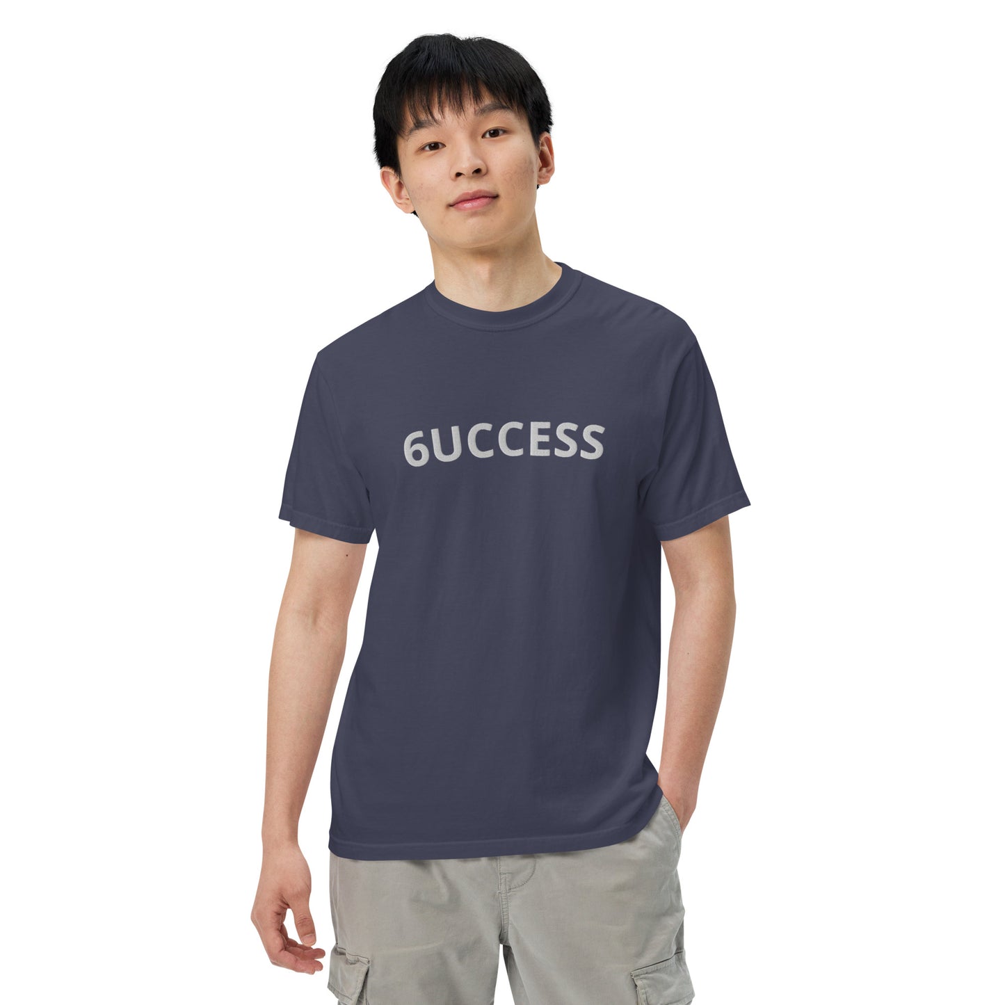 6UCCESS T-Shirt w/ White Embroidered (center)