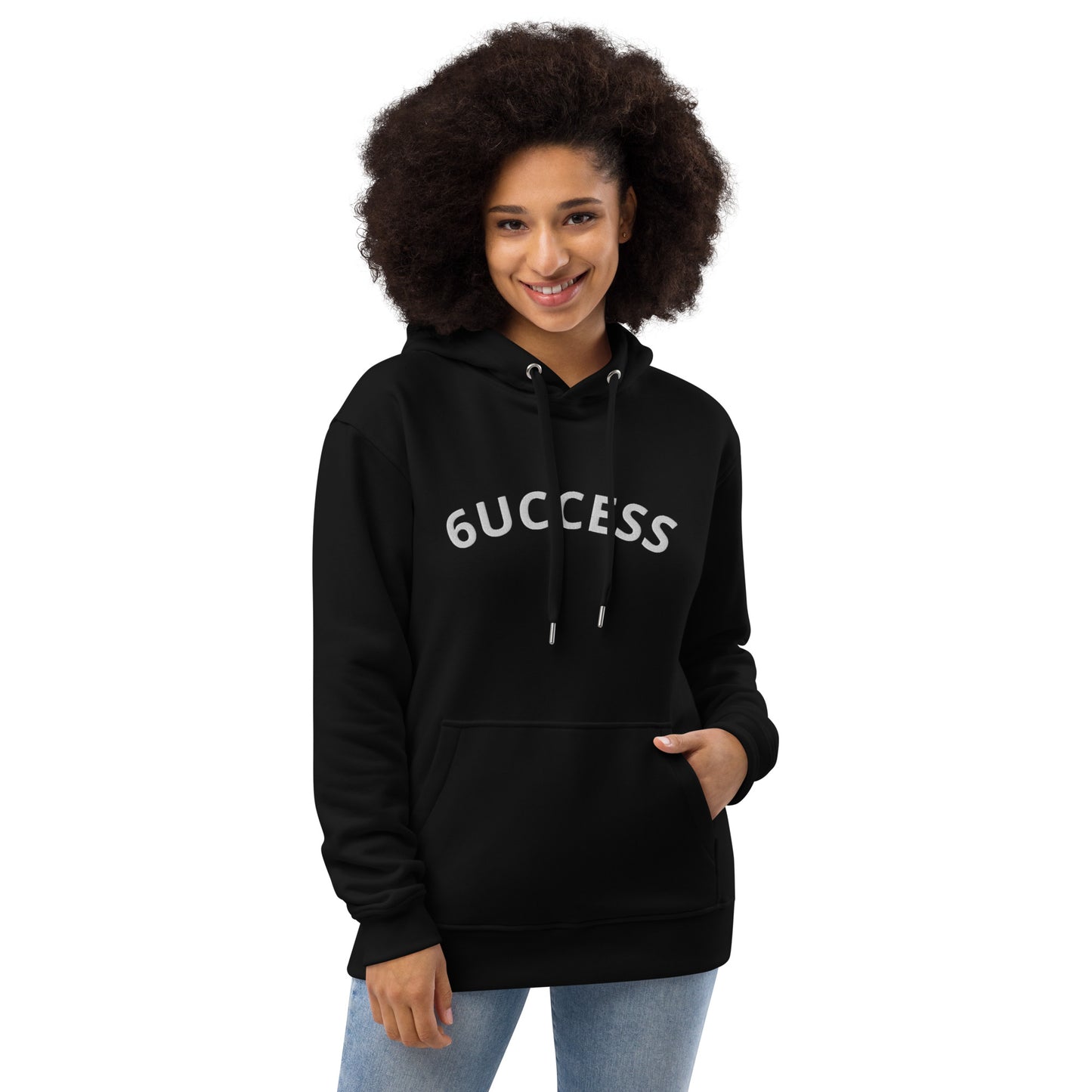 6UCCESS Hoodie w/ White Embroidered (center)