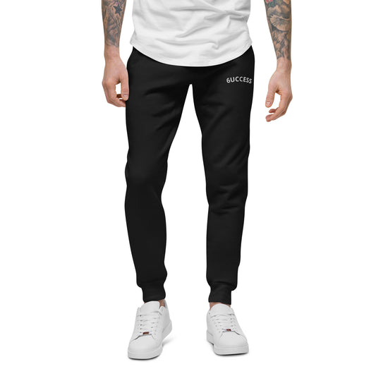 6UCCESS Slim Sweatpants w/ White Embroidered